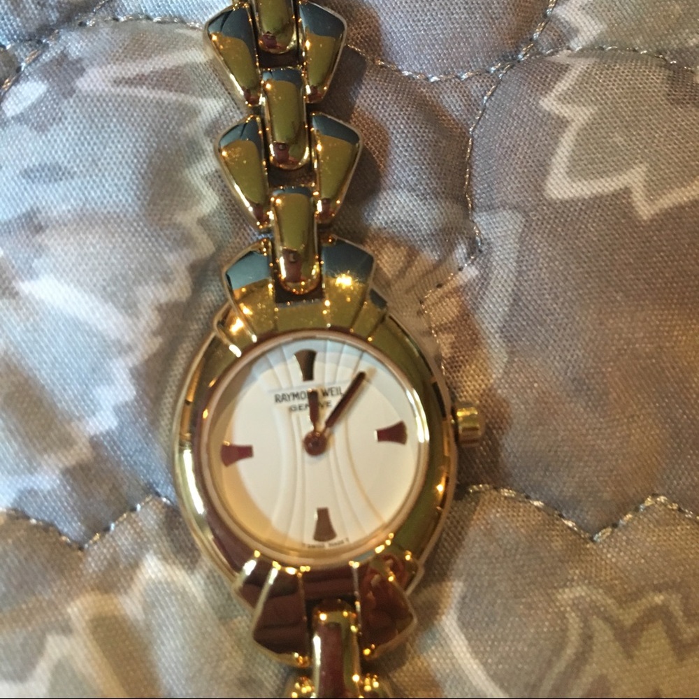 Raymond Weil gold plated watch